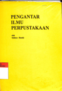 Pengantar ilmu perpustakaan tahun 1993