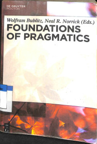 Foundations of pragmatics