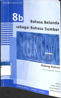 Bahasa belanda sebagai bahasa sumber : bidang hukum 8b