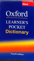 Oxford learner's pocket dictionary (fourth edition) tahun 2011