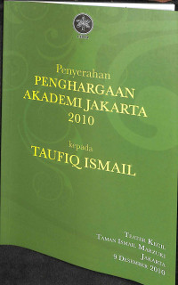 Penyerahan penghargaan akademi jakarta 2010