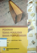 Pedoman teknis penjilidan bahan perpustakaan