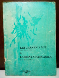 Ketuhanan YME dan lahirnya pancasila