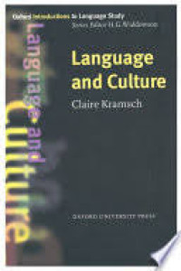 Language and culture