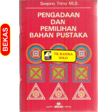 Pengadaan dan pemilihan bahan pustaka