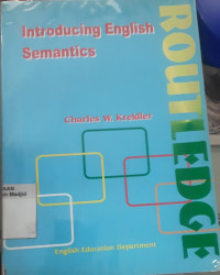 Introducing english semantics (Routledge)