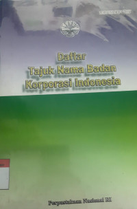 Daftar tajuk nama badan korporasi Indonesia edisi revisi