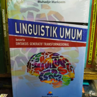 Linguistik umum beserta sintaksis generatif transformasional tahun 2019