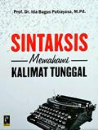 Sintaksis memahami kalimat tunggal