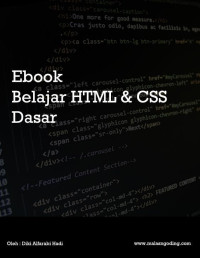 Belajar HTML & CSS dasar